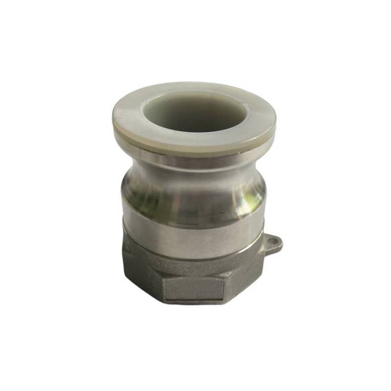 Camlock tipo A - DIN: acople macho - rosca hembra BSPP - Recubierto de PFA