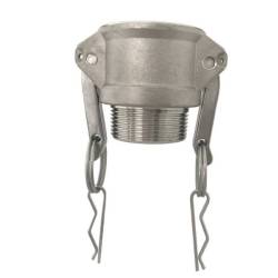 Camlock tipo B: acople hembra - rosca macho NPT - Junta NBR