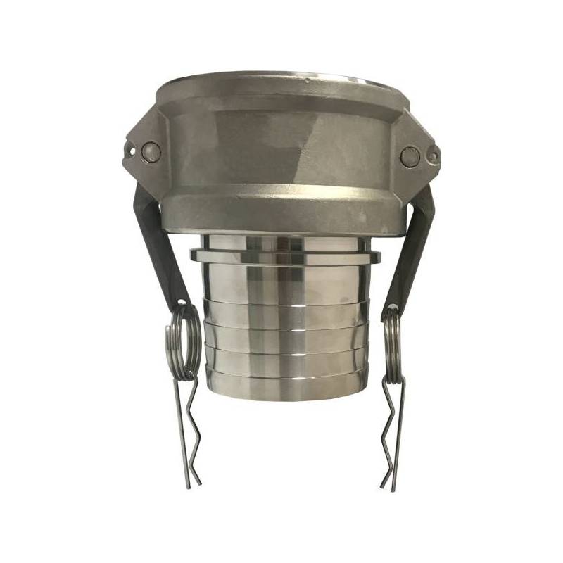Camlock tipo C - DIN: acople hembra - espiga dentada y cuello de seguridad - Junta NBR Camlock tipo C - DIN: acople hembra - espiga dentada y cuello de seguridad - Junta NBR