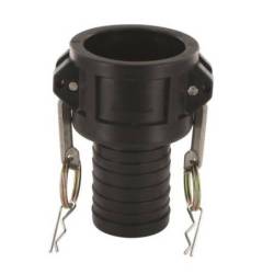 Camlock tipo C: acople hembra - espiga para manguera - Junta EPDM