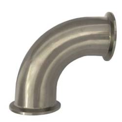 Codo 90°. Clamp - Clamp - DIN32676