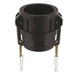 Camlock tipo D: acople hembra - rosca hembra BSPP- Junta EPDM