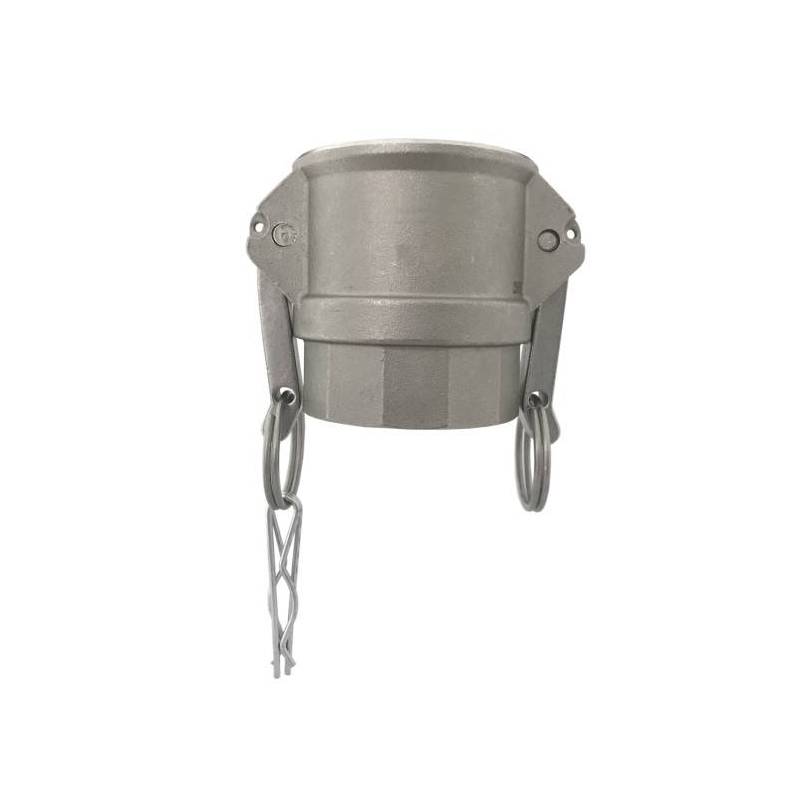 Camlock tipo D: acople hembra - rosca hembra NPT - Junta NBR
