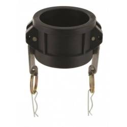 Camlock tipo DC: tapón hembra - Junta EPDM