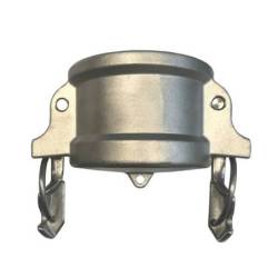 Camlock tipo DC - Security: Tapón hembra - Anillas de seguridad - Junta NBR