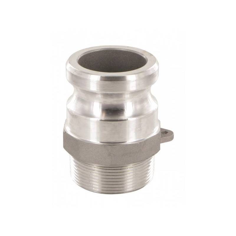 Camlock tipo F: acople macho - rosca macho BSPT