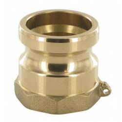 Camlock tipo A - DIN: acople macho - rosca hembra BSPP - Junta rosca PU