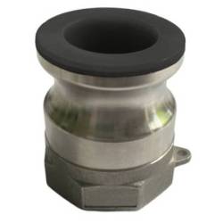 Camlock tipo A - DIN: acople macho - rosca hembra BSPP - Recubierto de PFA
