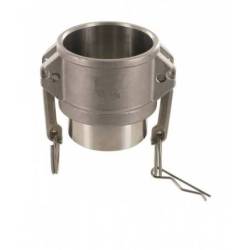 Camlock tipo BW: acople hembra - para soldar- Junta NBR