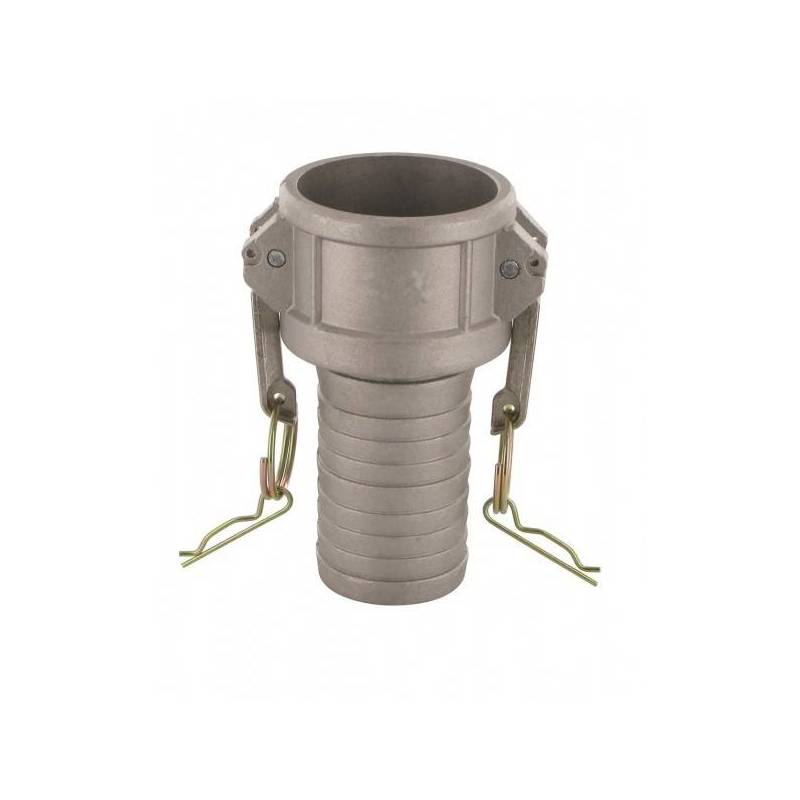 Camlock tipo C: acople hembra - espiga para manguera - Junta NBR