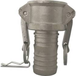 Camlock tipo C: acople hembra - espiga para manguera - Junta NBR