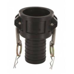 Camlock tipo C: acople hembra - espiga para manguera - Junta EPDM