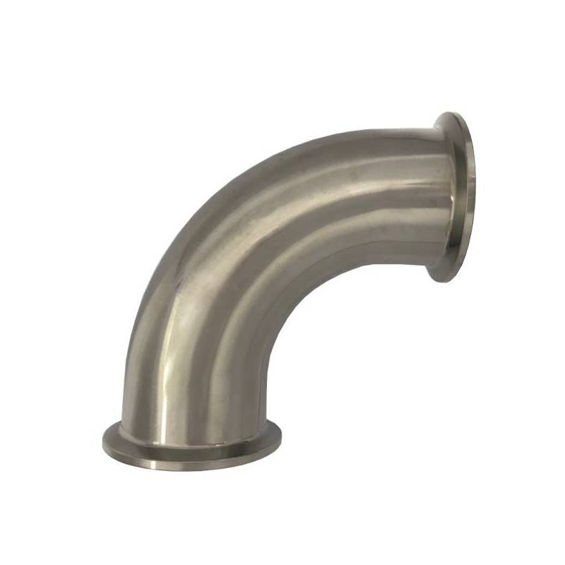 Codo 90°. Clamp - Clamp - DIN32676