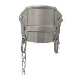 Camlock tipo D: acople hembra - rosca hembra BSPP - Junta NBR