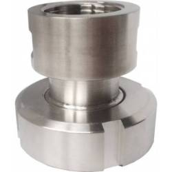 DIN 11851 hembra con tuerca - rosca hembra BSPP - sin junta rosca PTFE