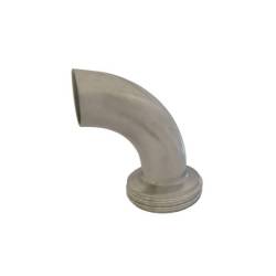 Macho DIN 11851 con extremo para soldar - Codo 90°
