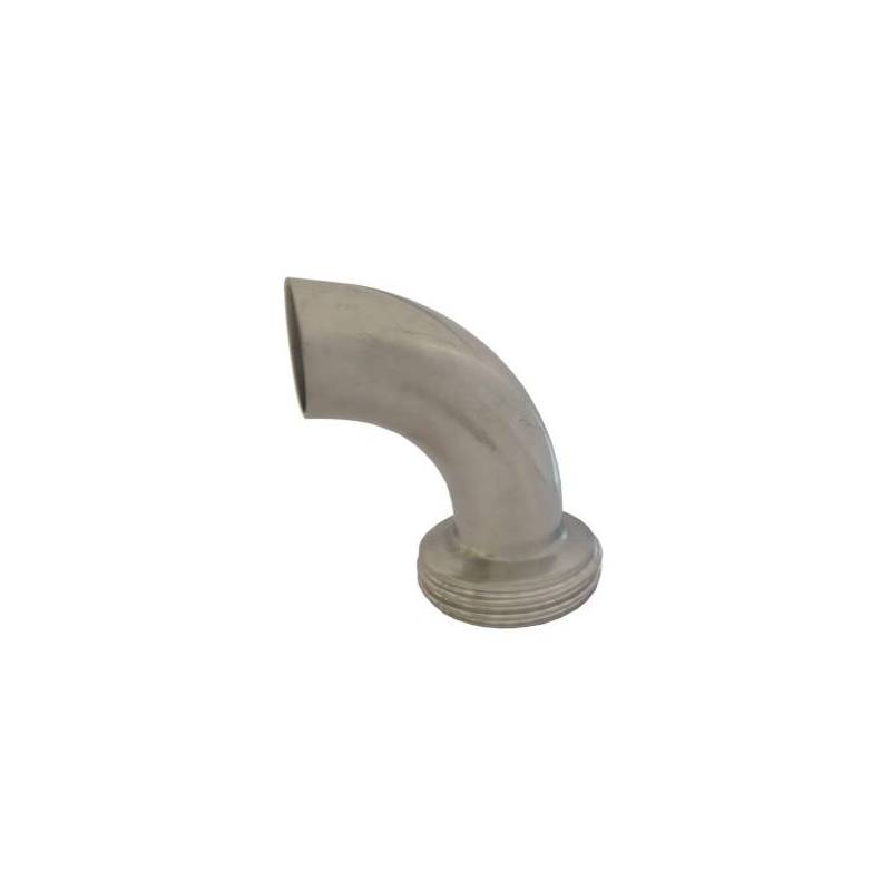 Macho DIN 11851 con extremo para soldar - Codo 90°