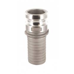 Camlock tipo E: acople macho - espiga para manguera