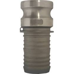 Camlock tipo E: acople macho - espiga para manguera