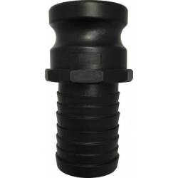 Camlock tipo E: acople macho - espiga para manguera