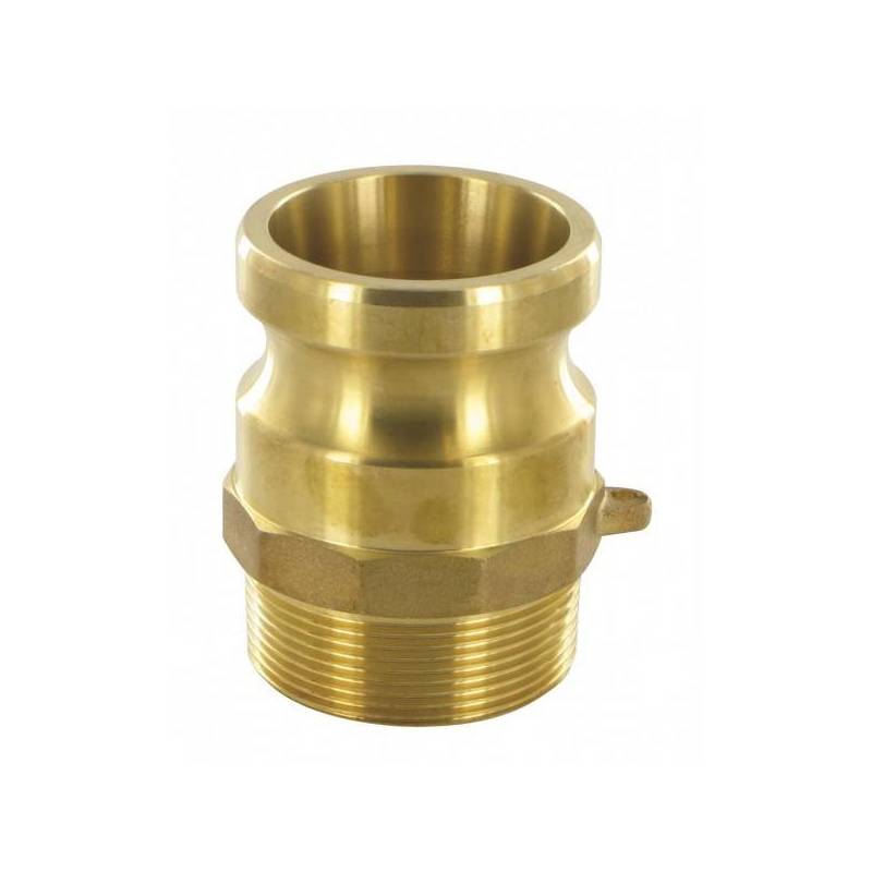 Camlock tipo F: acople macho - rosca macho BSPT