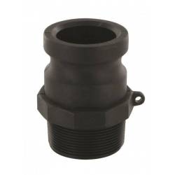 Camlock tipo F: acople macho - rosca macho BSP