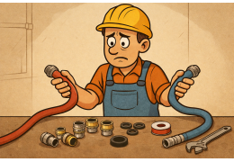 Sistemas de unión  de tramos de mangueras industriales: guía básica para dummies